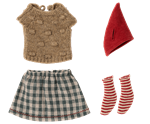 Tøj til Maileg christmas mouse girl medium - Tinashjem